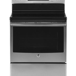 CUISINIÈRE À CONVECTION ÉLECTRIQUE DE 5.0 PI³ AUTONETTOYANTE EN ACIER INOXYDABLE *PRODUIT NEUF* GE