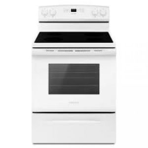 CUISINIÈRE ÉLECTRIQUE AMOVIBLE DE 4,8 PI³ BLANCHE *PRODUIT NEUF* AMANA