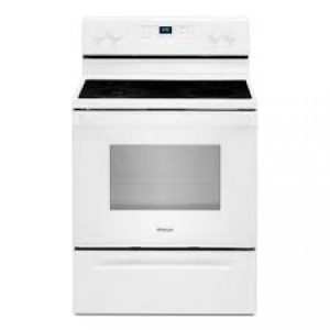 CUISINIÈRE ÉLECTRIQUE AUTONOME LISSE 30" / 6,4 PI³ BLANCHE *PRODUIT NEUF* WHIRLPOOL