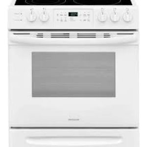 CUISINIÈRE ENCASTRABLE ÉLECTRIQUE DE 30" / 5,0 PI³ BLANCHE *PRODUIT NEUF* FRIGIDAIRE