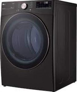 Sécheuse Électrique de 7,4 pi³ avec Séchage par Capteur ThinQ Acier Inoxydable Noir LG ( DLEX4200B )