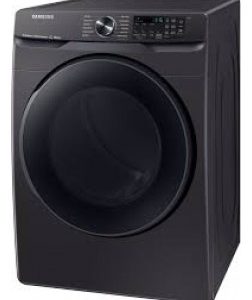 Sécheuse électrique à vapeur de 7,5 pi³ en Acier Inoxydable Noir de Samsung ( DVE50R8500V )