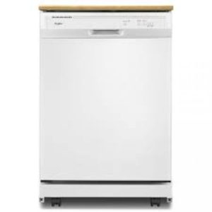 LAVE-VAISSELLE PORTATIF ROBUSTE DE 24" BLANC *PRODUIT NEUF* WHIRLPOOL