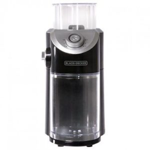Moulin à café à meule noir et acier inoxidable Black & Decker