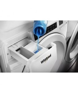 Laveuse à chargement frontal de 5.2 pi³ à profondeur de comptoir et distributeur de détergent Load & Go Blanche *PRODUIT NEUF* Whirlpool ( WFW5620HW )