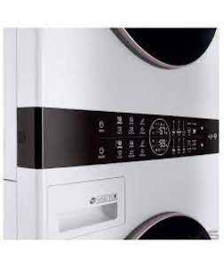 Duo Laveuse Électrique de 5,2 pi³ et Sécheuse de 7,4 pi³ WashTower Blanche de LG ( WKE100HWA )